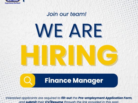 Urgently Hiring! (Finance Manager)